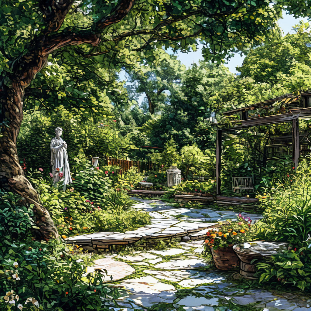 Магия тени: как использовать тень в ландшафтном дизайне для создания уюта и прохлады