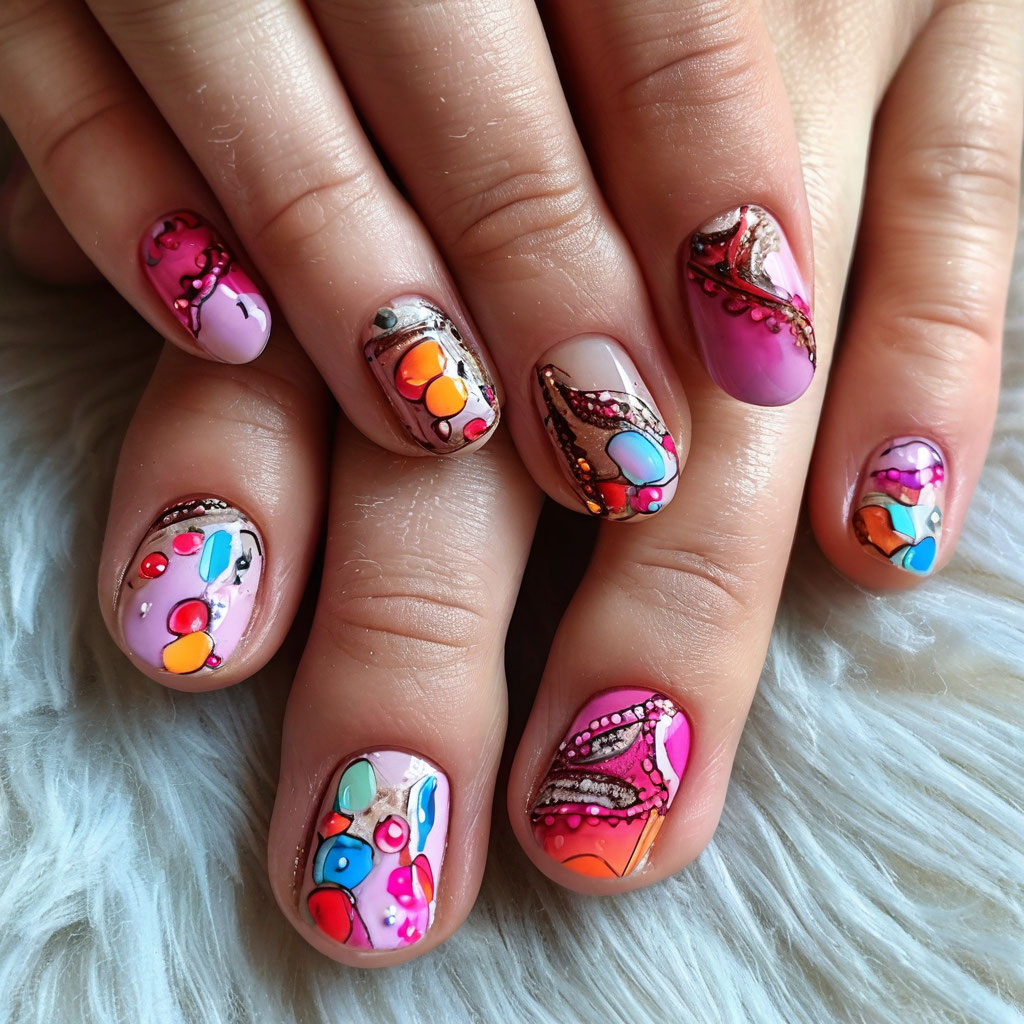 Мои последние работы: маникюр и педикюр