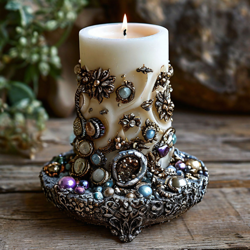 Как сделать уникальный подсвечник из гипса своими руками