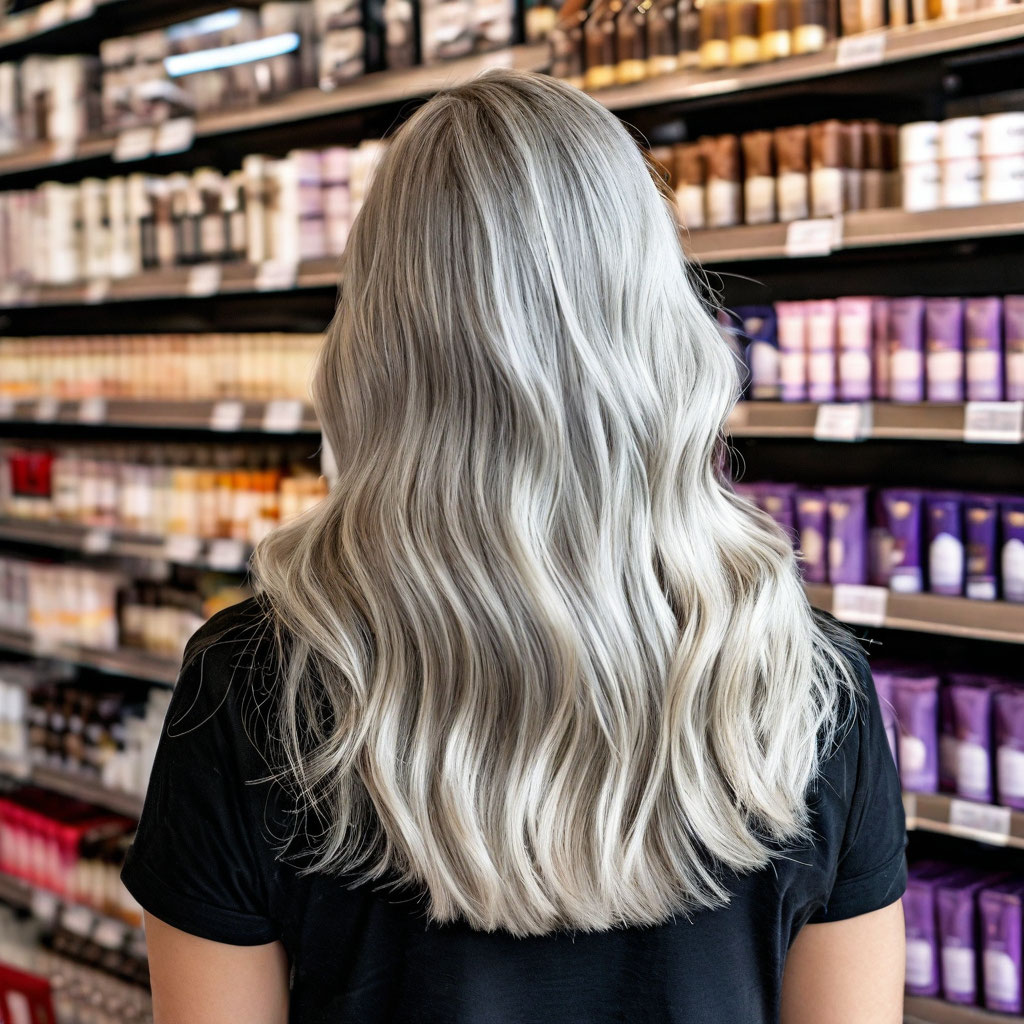 Как выбрать правильный оттенок краски для ретуши седины