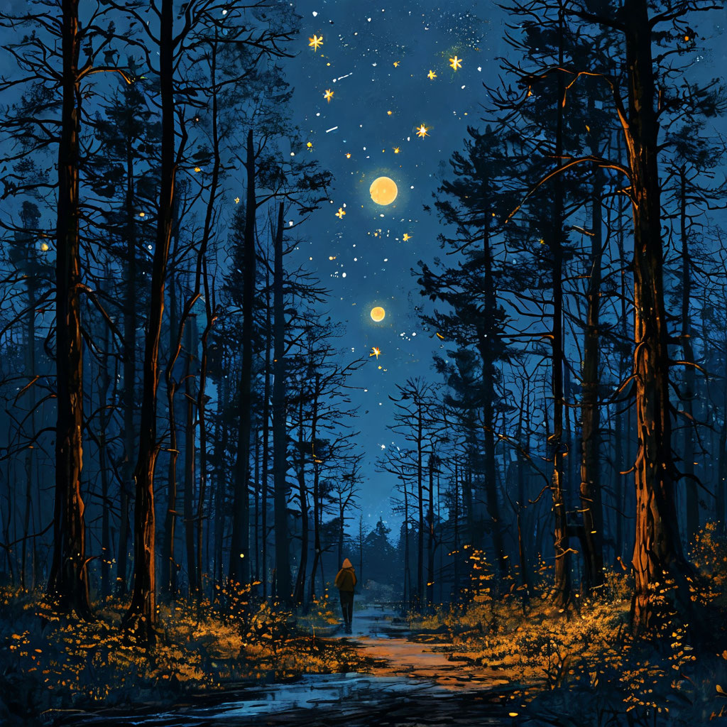 Тайны ночного леса: что происходит, когда солнце заходит?