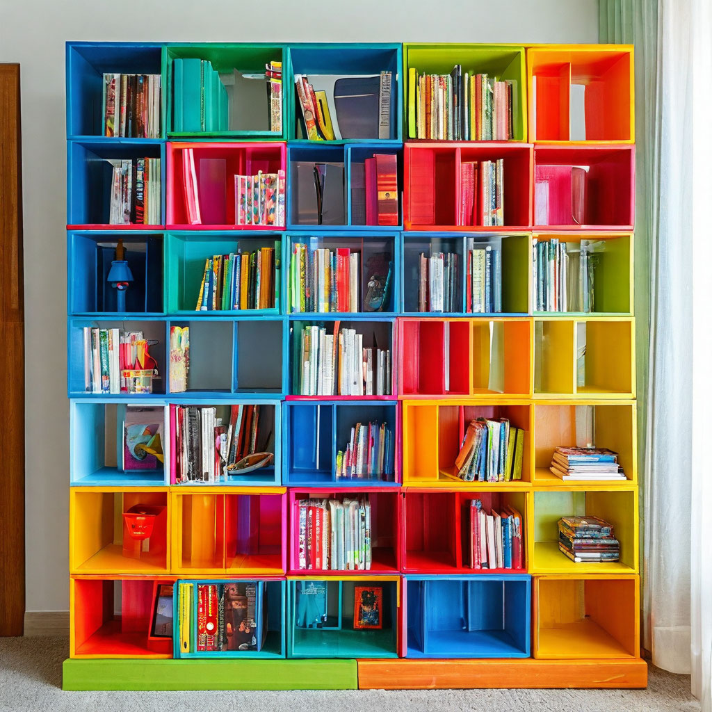 Делаем оригинальные полки для книг своими руками