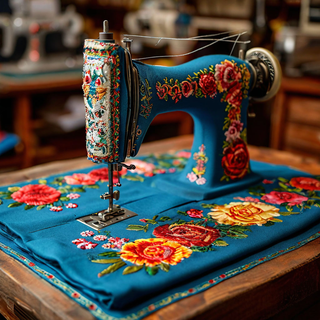 Как создать уникальные машинные вышивки на одежде: пошаговая инструкция