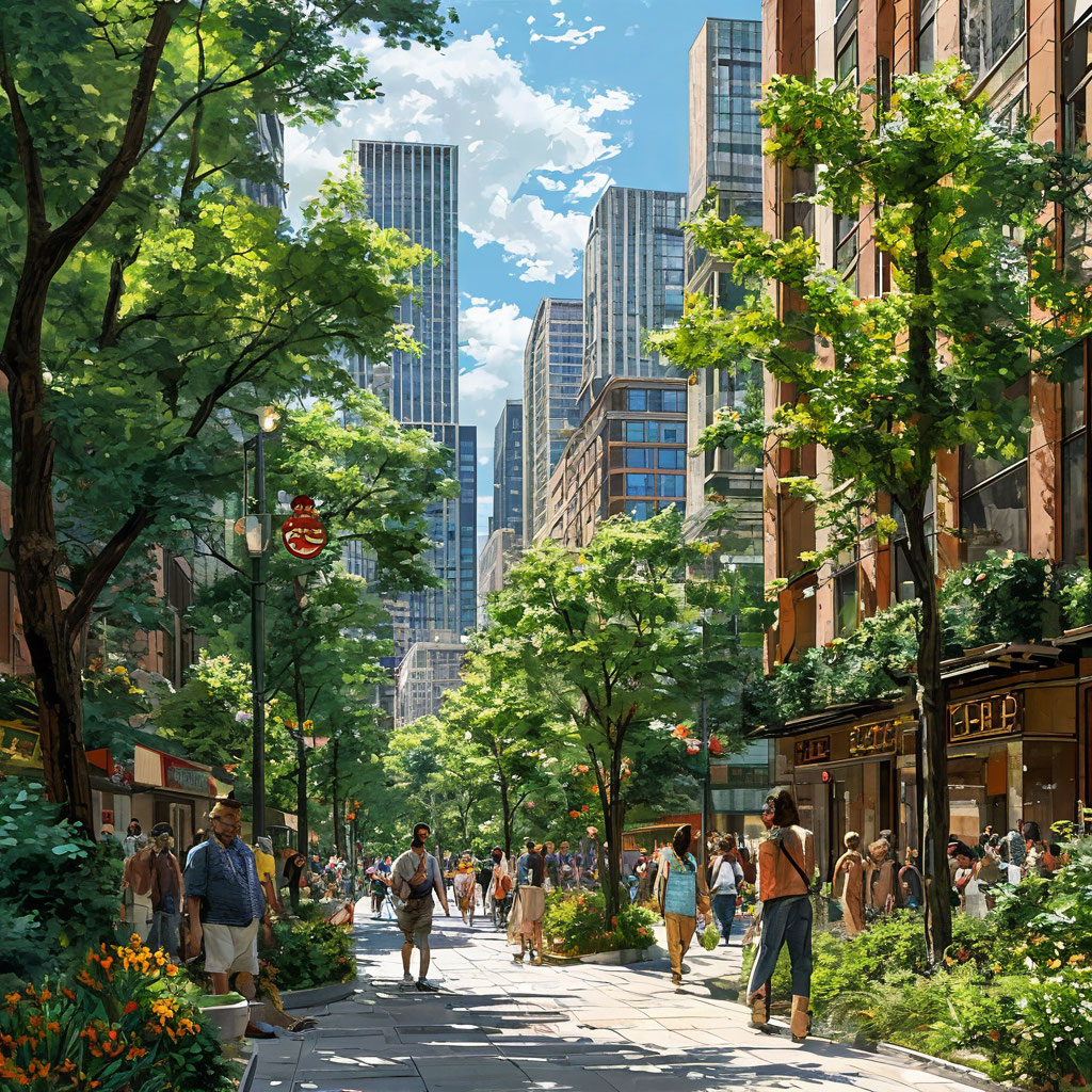 Роль зелёных насаждений в улучшении экологической ситуации в городах