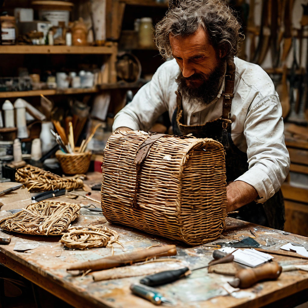 Магия создания: как я создаю уникальные сумки из бумажной лозы и натуральной кожи