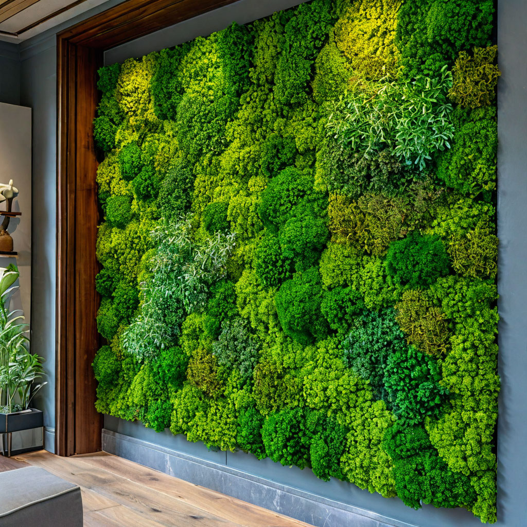 Фитокартины из стабилизированного мха: неувядающая красота