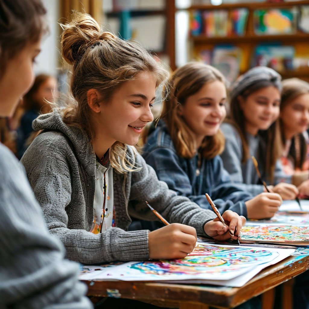 Групповая арт-терапия для подростков: путь к самопознанию и уверенности