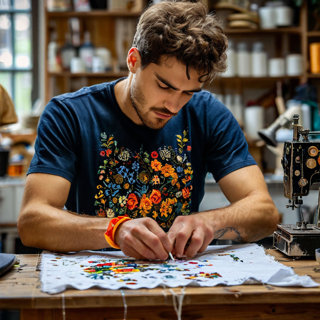 Как создать уникальный дизайн машинной вышивки для одежды