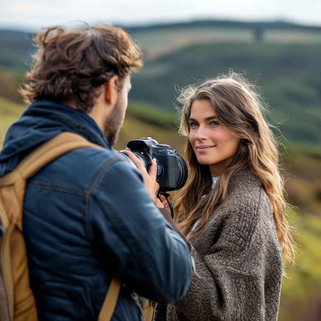 Творческие приёмы в портретной фотографии