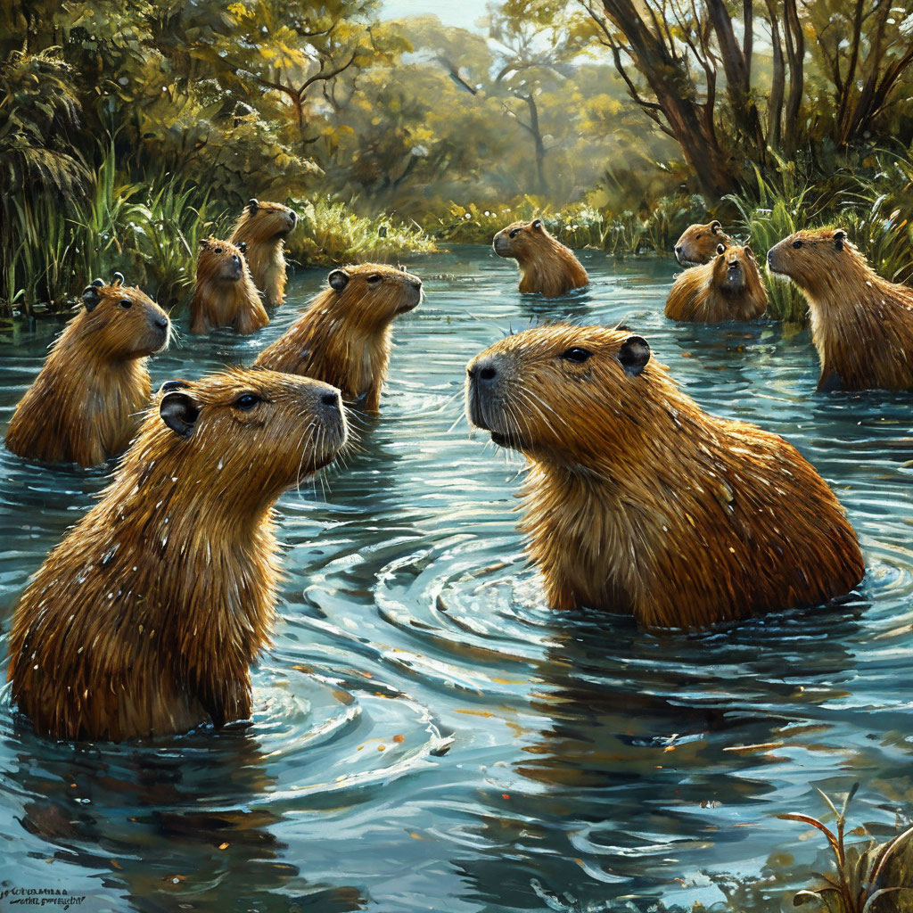 Капибары: удивительные факты о самых милых грызунах