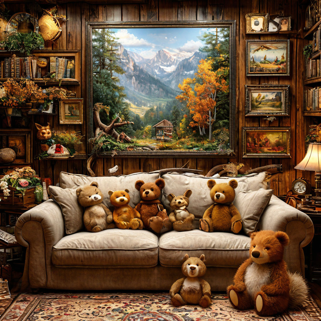 Как создать уютную атмосферу в доме с помощью плюшевых лесных жителей