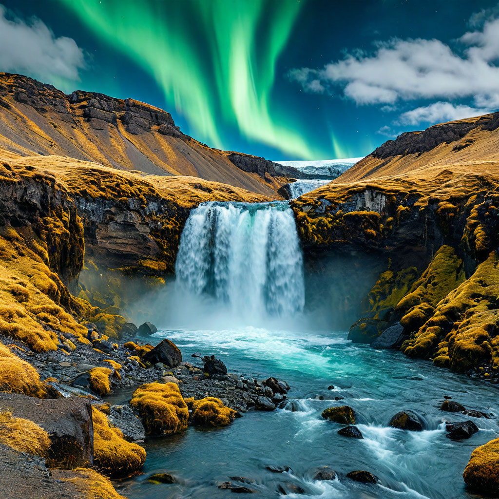 Таинственная красота Исландии: ледники, водопады и северное сияние