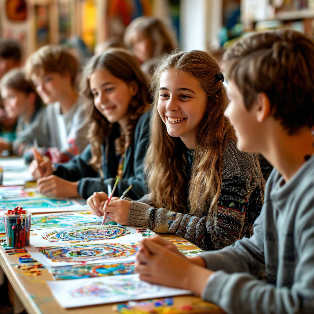 Групповая арт-терапия для подростков: путь к самопознанию и уверенности