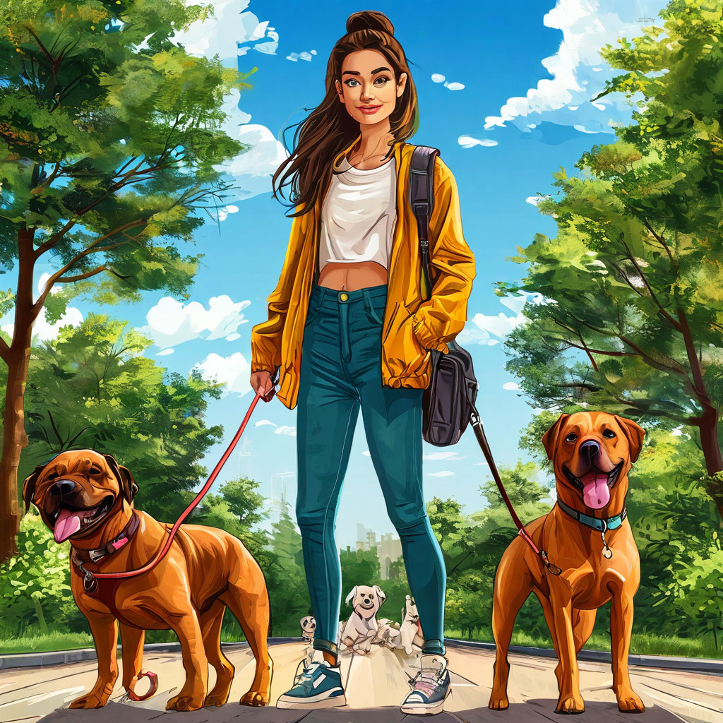 Как создать стильный образ для прогулки с собаками