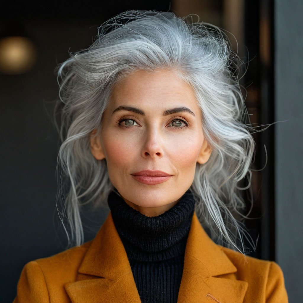Ретушь седины: как выглядеть молодо и стильно