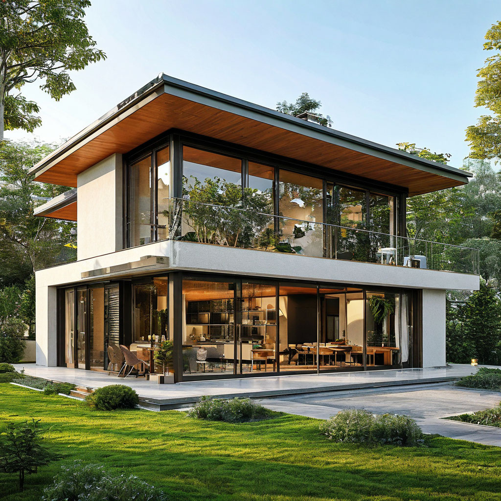 Современные тенденции в дизайне загородных домов