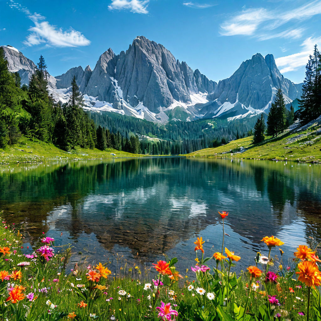 Путешествие к горному озеру: встреча с дикой природой