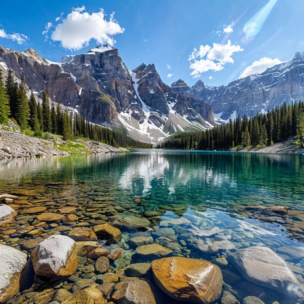 Путешествие к горному озеру: встреча с дикой природой