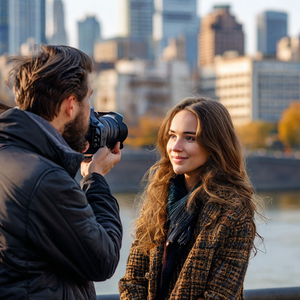 Творческие приёмы в портретной фотографии