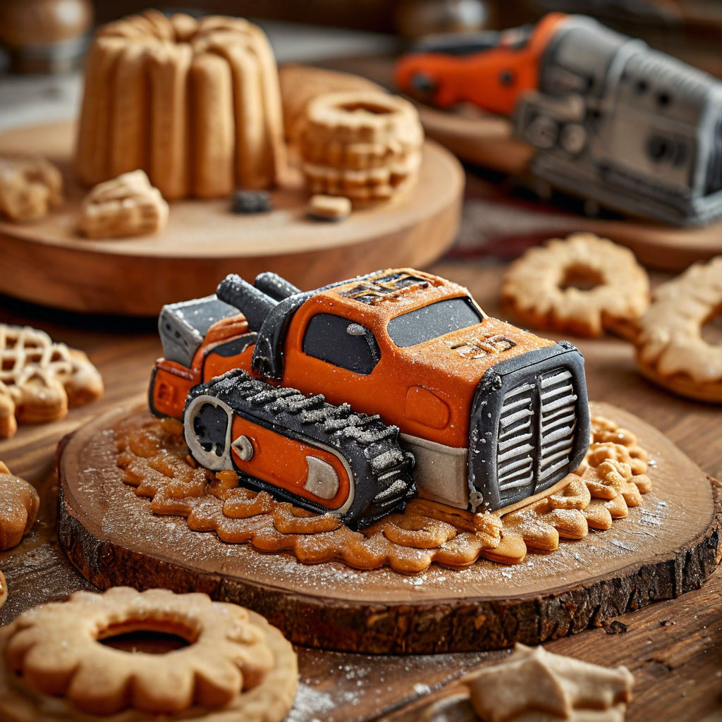 Бензопила из печенья: как создать уникальный и вкусный декор для торта