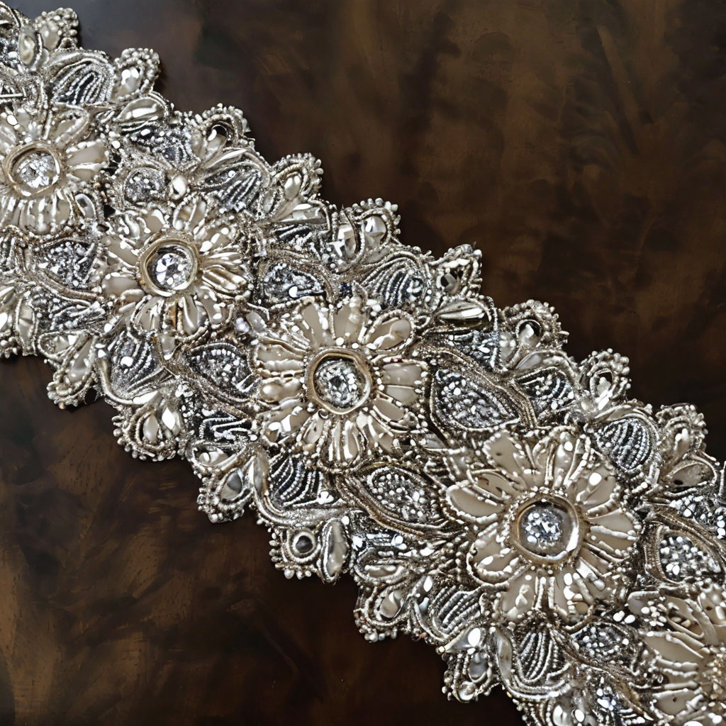 Кайма с бисером и пайетками: как добавить шик в образ