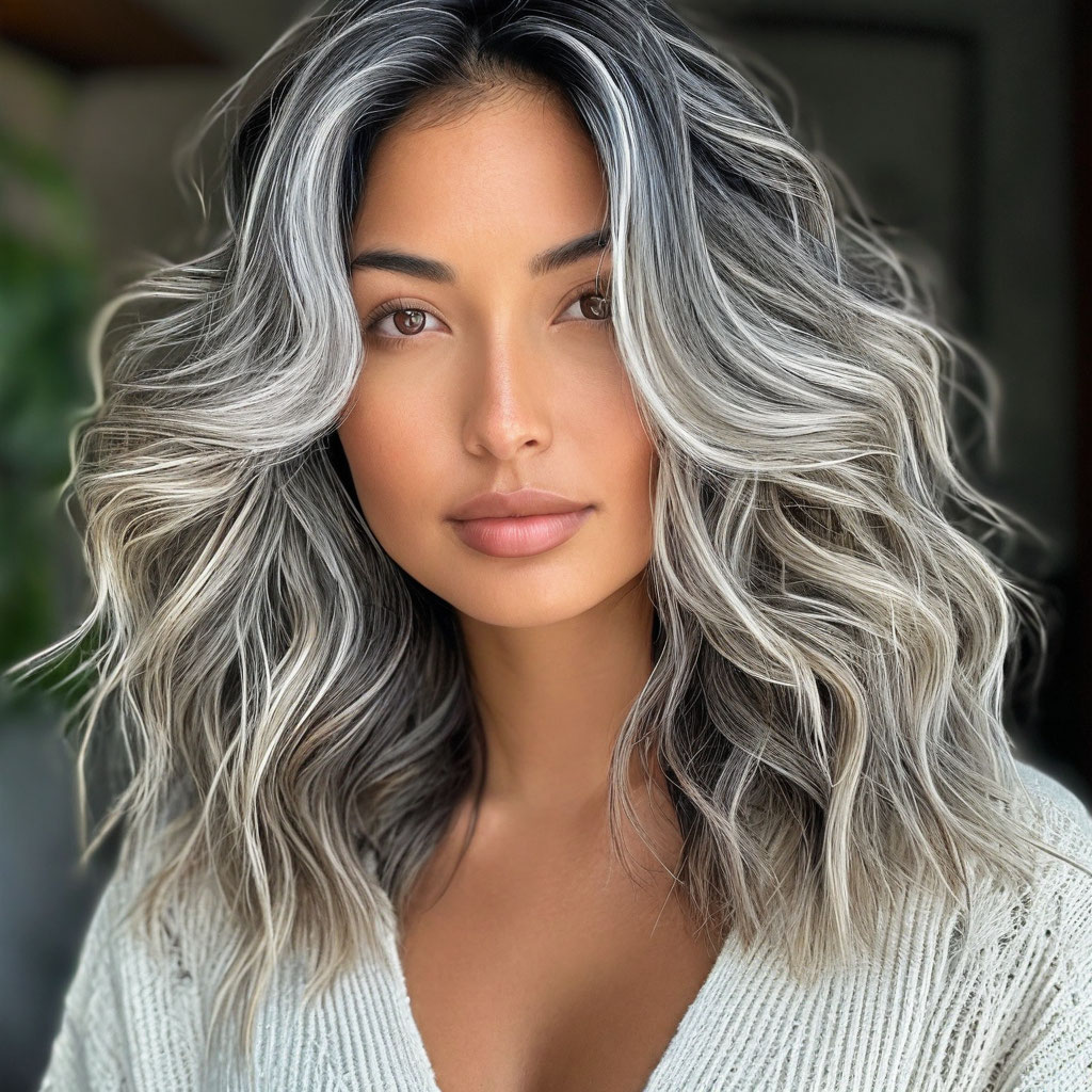 Как выбрать правильный оттенок краски для ретуши седины