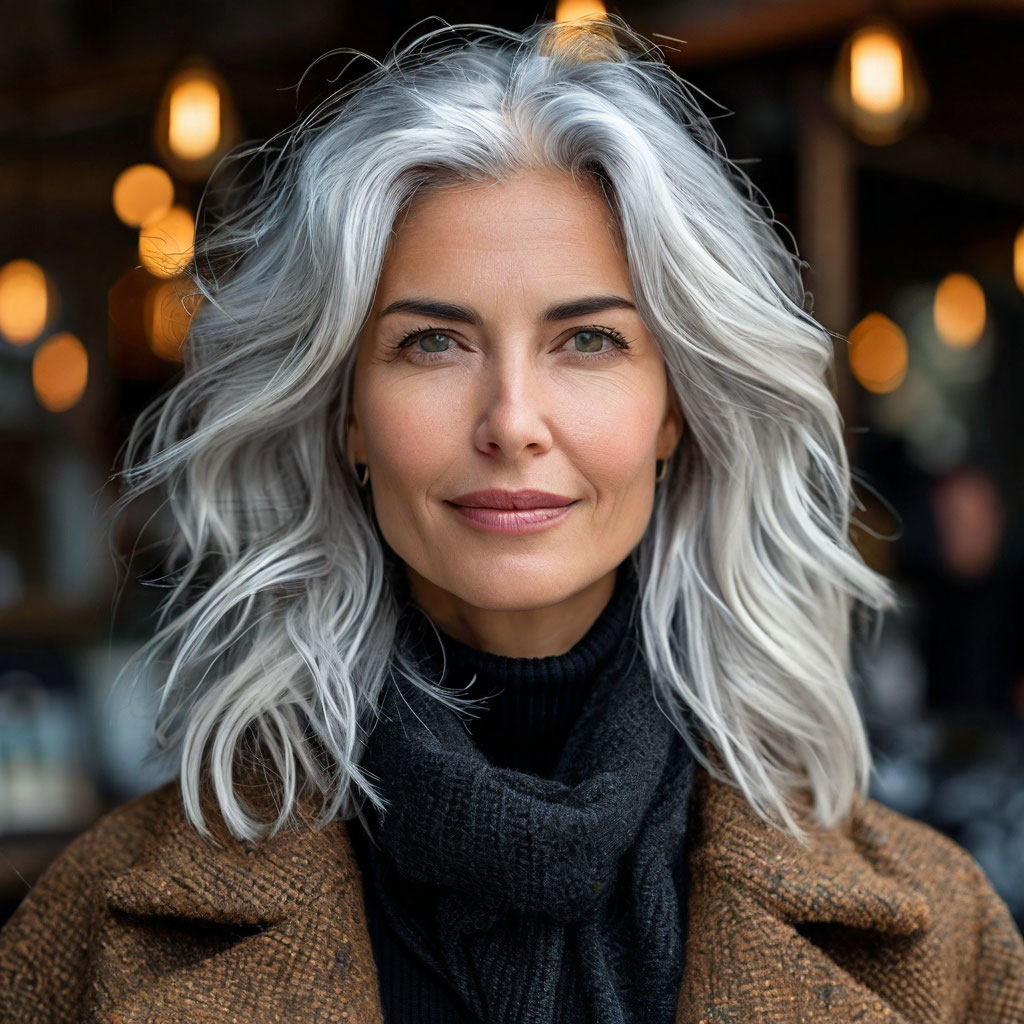 Ретушь седины: как выглядеть молодо и стильно